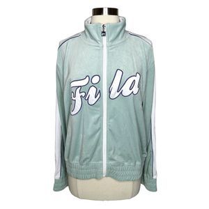 FILA Valery Velour Track Jacket - Size 1X